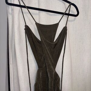 MARBLE Olive Green Dress